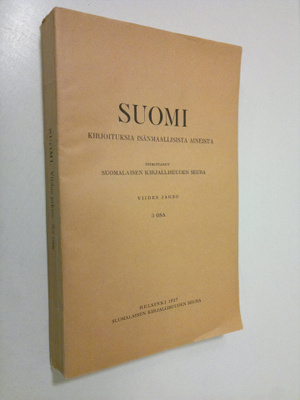 Suomi : kirjoituksia isänmaallisista aineista - 5.jakso, ...