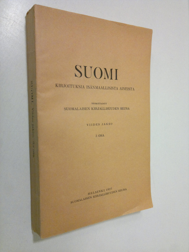 Suomi : kirjoituksia isänmaallisista aineista - 5.jakso, ...