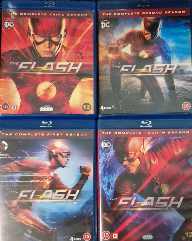 The Flash kaudet 1-4-Blu-Ray