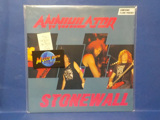 ANNIHILATOR - STONEWALL M-/M- UK & EU -91 12" SINGLE LP