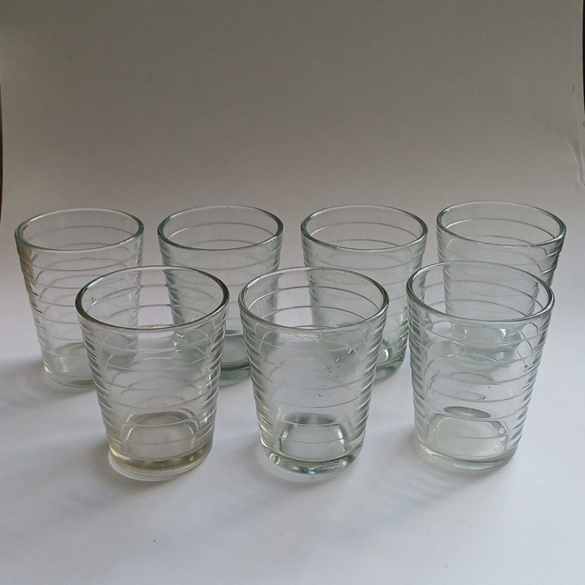 Kirkkaat Aino Aalto juomalasit 7kpl, Karhula-Iittala
