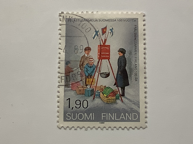 1068 / 1989 Pelastusarmeija o leimattu