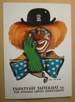 Nipa  Niemi: Esiintyvät taiteilijat ry, piirrospk, p. 1992