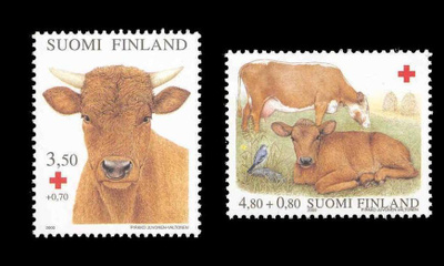 1520-1 ** Punainen Risti lehmiä (2000)