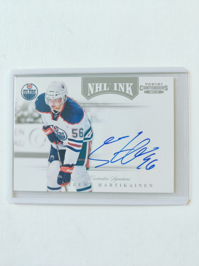 Teemu Hartikainen - 11-12 Contenders NHL Ink Rookie