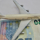 VANHA Pienoismalli Lentokone Boeing 747 SAS Metalli Saksa - pikkukuva 2