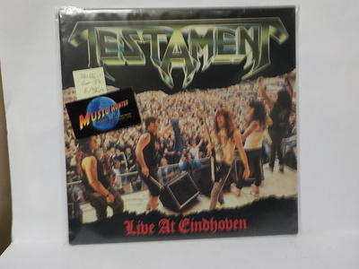 TESTAMENT - LIVE AT EINDHOVEN EX+/EX+ LP