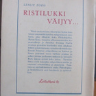 Leslie Ford: Ristilukki väijyy... Lehtiyhtymä 1946. 216 s. - pikkukuva 2