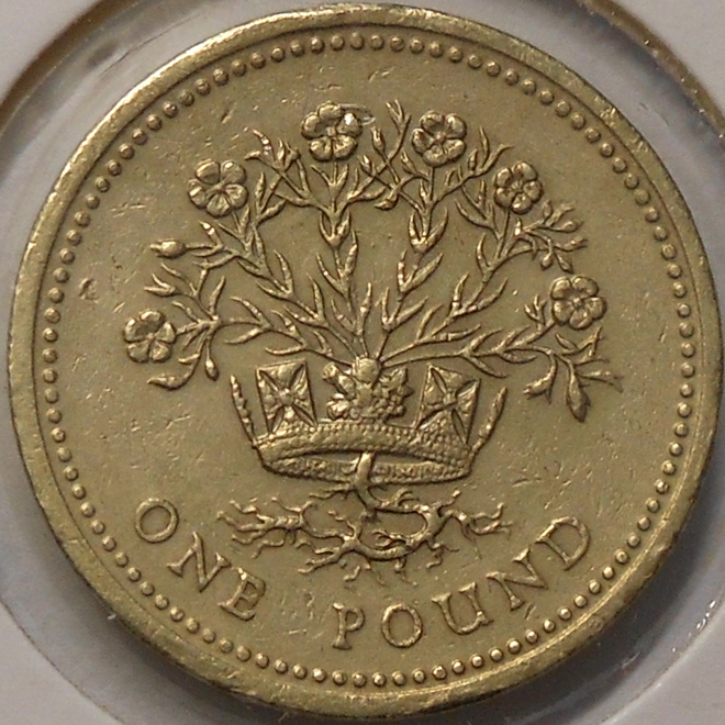 Britania. 1 pound 1991.
