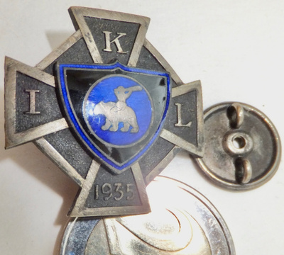 VANHA Ruuvimerkki IKL Kurssimerkki 1935 Numeroitu N 18