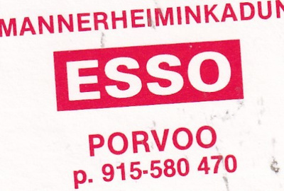 Porvoo, Mannerheiminkadun ESSO, b552