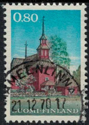 M63 1970 Keruun kirkko er.kaunis HÄMEENLINNA -70