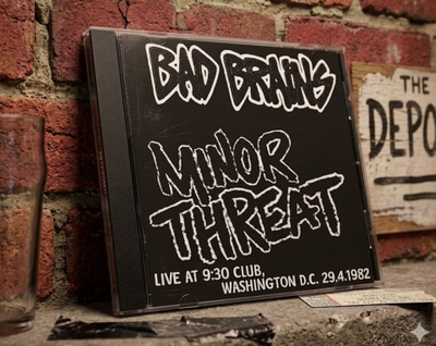 BAD BRAINS/MINOR THREAT - Live 1982 CDR (9:30 Club,Wash.DC)