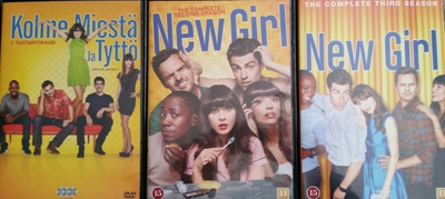 Kolme miestä ja tyttö New Girl Kaudet 1-3 -DVD