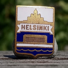 Helsinki Emalinen merkki. Halkaisija - 22 mm. - pikkukuva 5