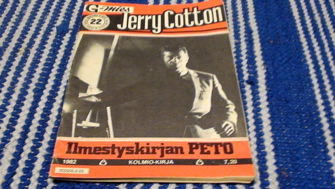 JERRY COTTON NO 22/1982 - Ilmestyskirjan PETO