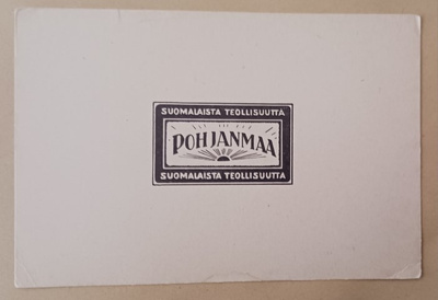 Pohjanmaa - suomalaista teollisuutta, mv pk, ei p.