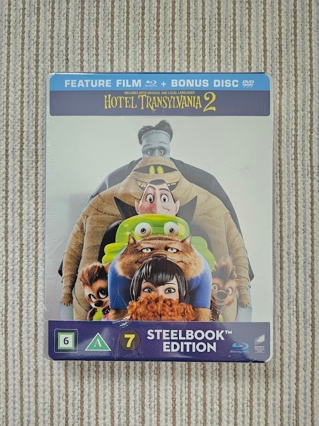 Hotel Transylvania 2 Steelbook (Blu-ray) (uusi)