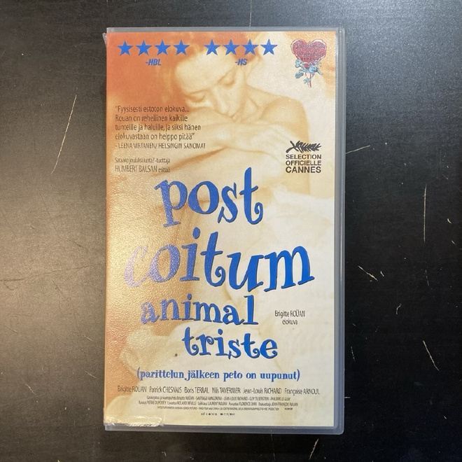 Post Coitum Animal Triste - intohimon hinta VHS