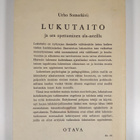 Urho Somerkivi : Lukutaito ja sen opettaminen ala-asteilla - pikkukuva 2