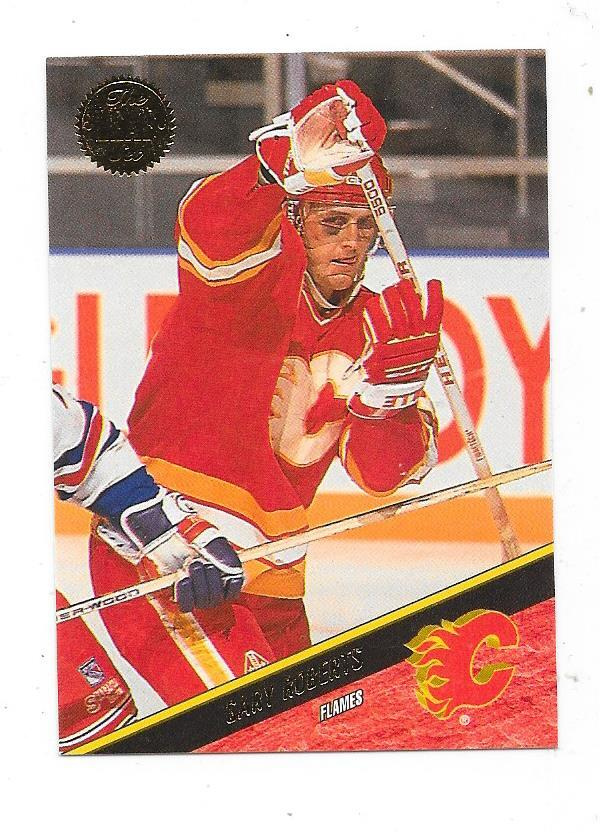 1993-94 LEAF #36 Gary Roberts , Calgary Flames
