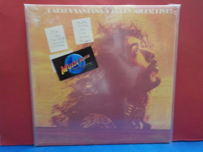 CARLOS SANTANA & BUDDY MILES - LIVE EX+/EX 1ST UK -72 LP