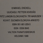 Mikael Enckell - Peiliin kirjoitettu: elokuvaesseitä (nid.) - pikkukuva 2