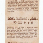 Purkkakuva Hellas Pop-Tähtisarja A n.o 41 SANDRA DEE - pikkukuva 2