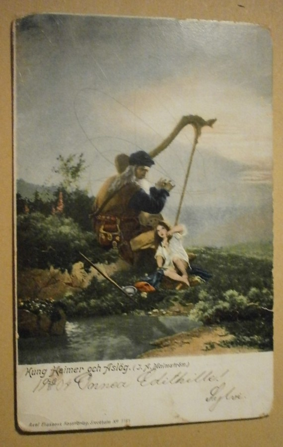 J. A. Malmström: Kung Heimer och Aslög, satupk, k. 1904