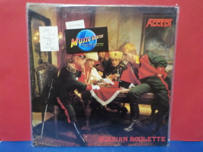 ACCEPT - RUSSIAN ROULETTE EX-/EX- SCANDINAVIA -86 PRESS LP