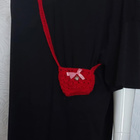Alina´s Handmade virkattu viinilasinkantoapu erivärit - pikkukuva 3