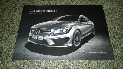 Esite Mercedes CLA Edition1, C117, 2013
