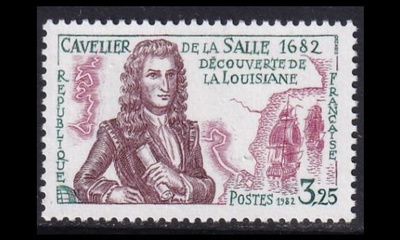 Ranska 2372 ** Cavelier de La Salle (1982)
