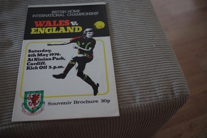 Käsiohjelma Wales-Englanti 1976