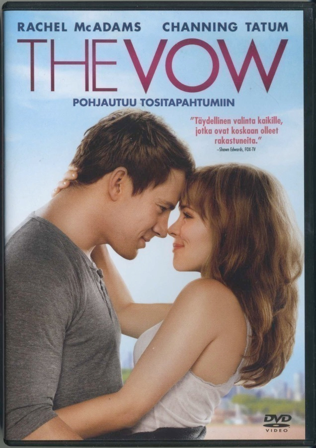 THE VOW - ONNEN VARJOT – Suomalainen DVD 2012 Rachel McAdams