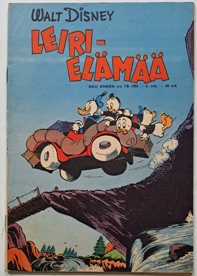 AKU ANKKA 7 B 1955 - Leirielämää
