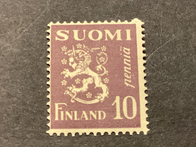 144 / 1930 M30 Leijona ruskea 10 penniä ** postituore