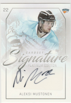 2018/19 Cardset Signature Aleksi Mustonen , Pelicans