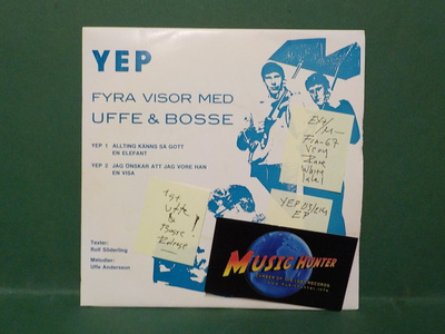 UFFE OCH BOSSE - FYRA VISOR MED UFFE & BOSSE EX+/M- 7"