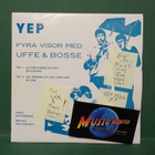 UFFE OCH BOSSE - FYRA VISOR MED UFFE & BOSSE EX+/M- 7" - pikkukuva 1