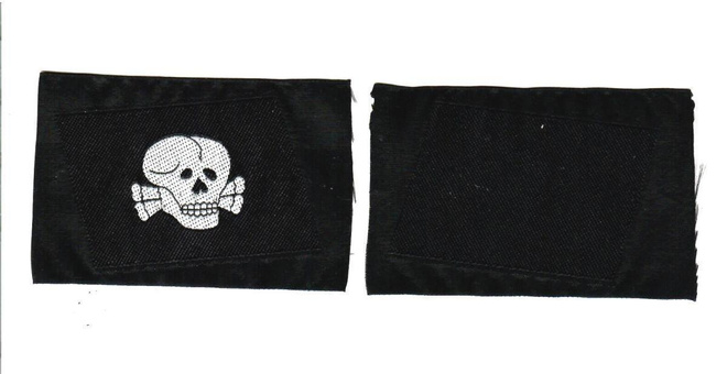 Waffen-SS Totenkopf-kauluslaatat
