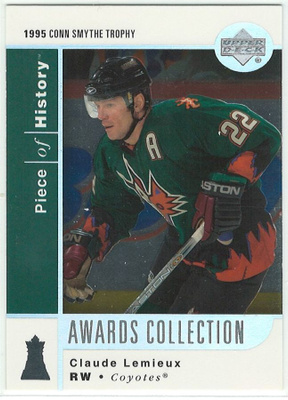 02-03 UD Piece Of History Awards Collection Claude Lemieux