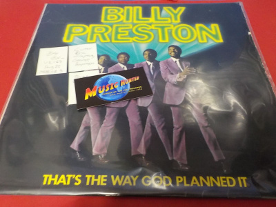BILLY PRESTON - THAT'S THE WAY GOD PLANNED IT EX+/EX- LP