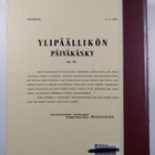 Mikko Karjalainen : Ylipäällikön päiväkäskyt (numeroitu) - pikkukuva 2
