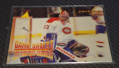 1995-96 Pinnacle McDonald's Game Savers Patrick Roy #McD-25