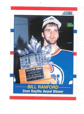 1990-91 Score #358 Bill Ranford Edmonton Oilers MV
