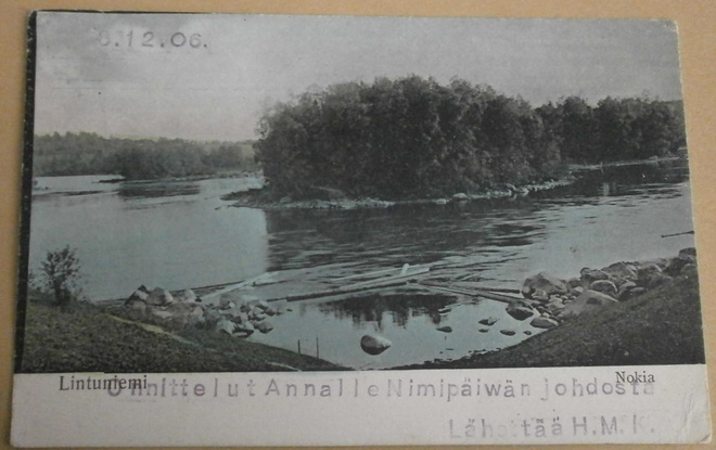 Nokia, Lintuniemi, vanha väripk, p. 1906