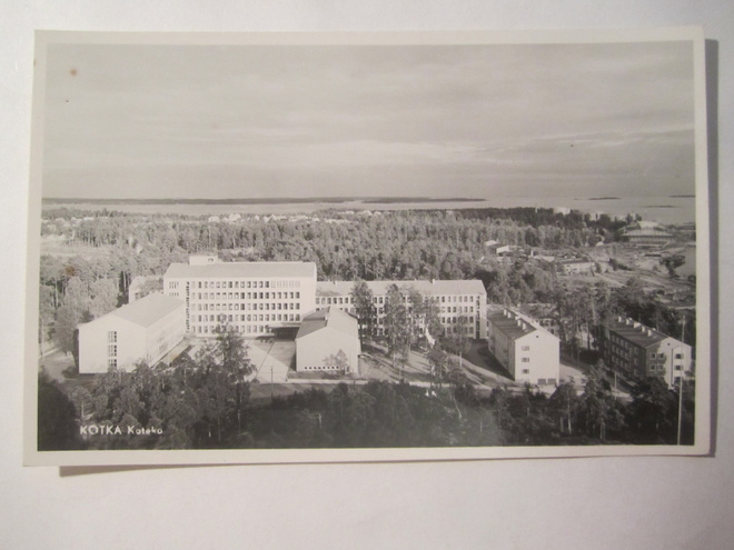 VANHA Postikortti Kotka 1950-l Alkup.Mallikappale