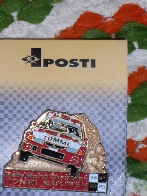 Pinssi Tommi Mäkinen World Champion UUSI