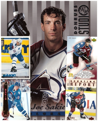 5 x JOE SAKIC Avalance, Nordiques